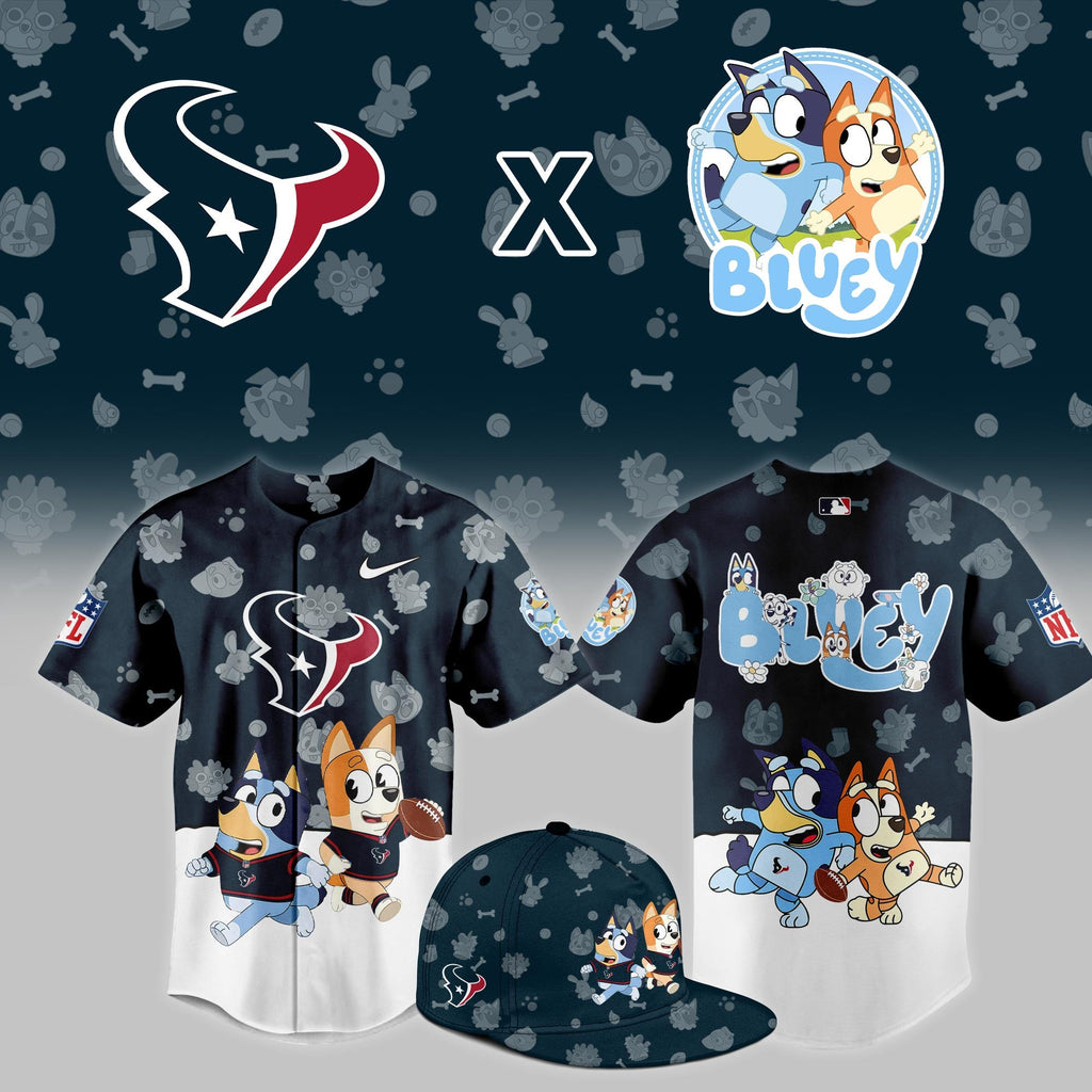 H.Texans x Bluey Night Limited Jersey