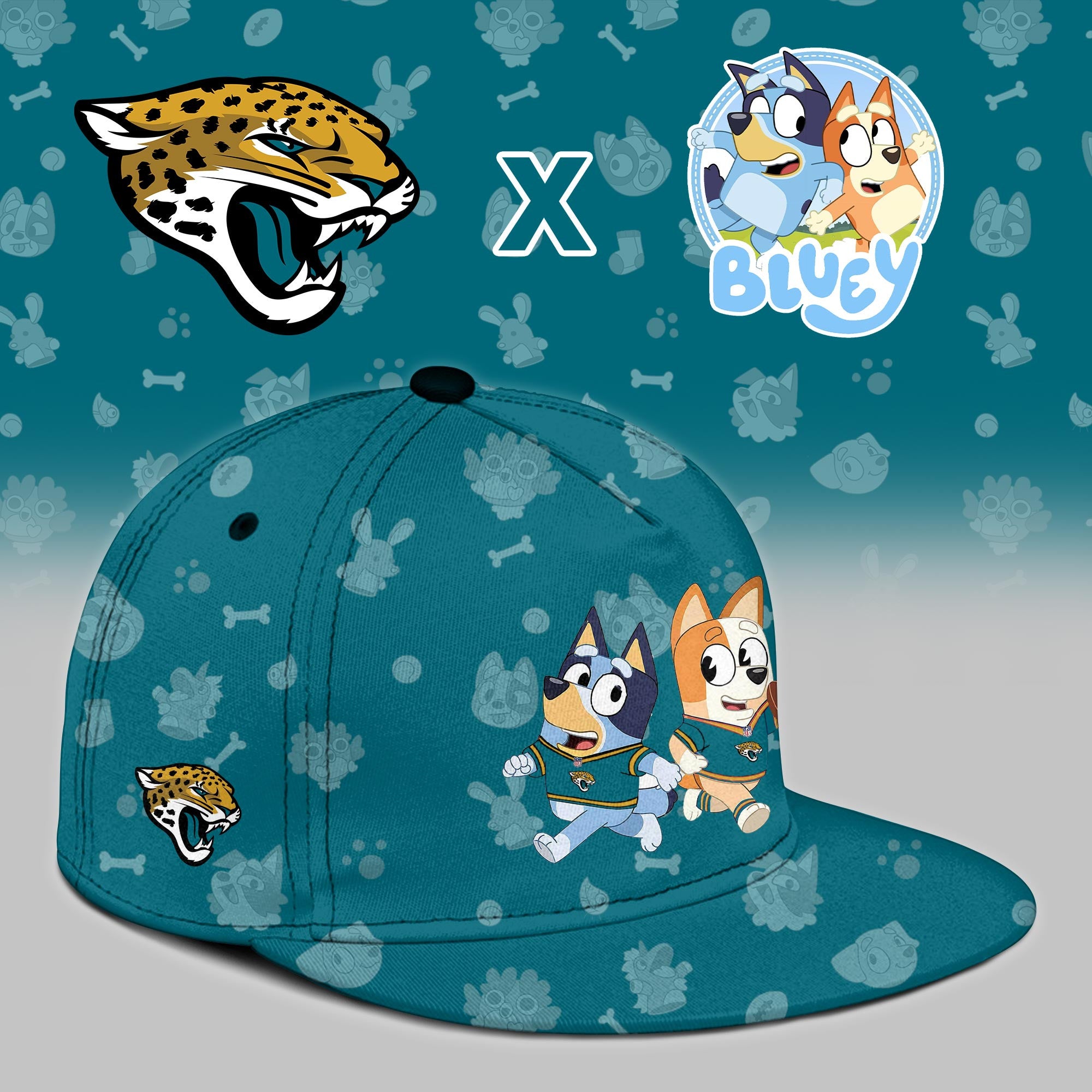 J.Jaguars x Bluey Night Limited Jersey