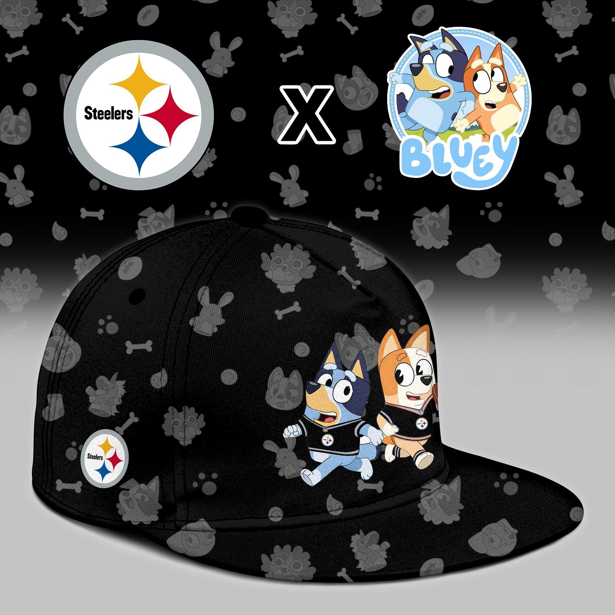 P.Steelers x Bluey Night Limited Jersey