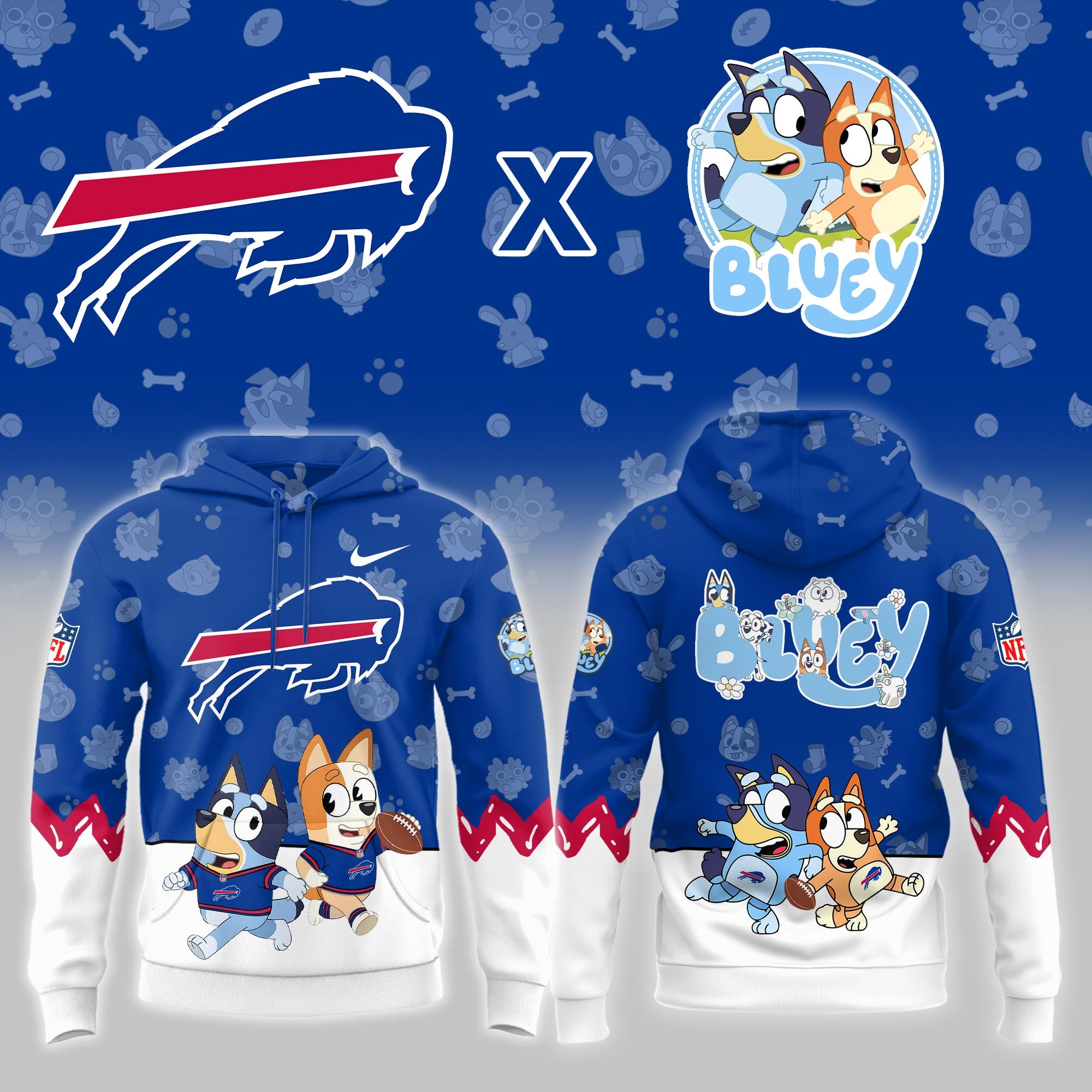 B.Bills x Bluey Night Limited Hoodie