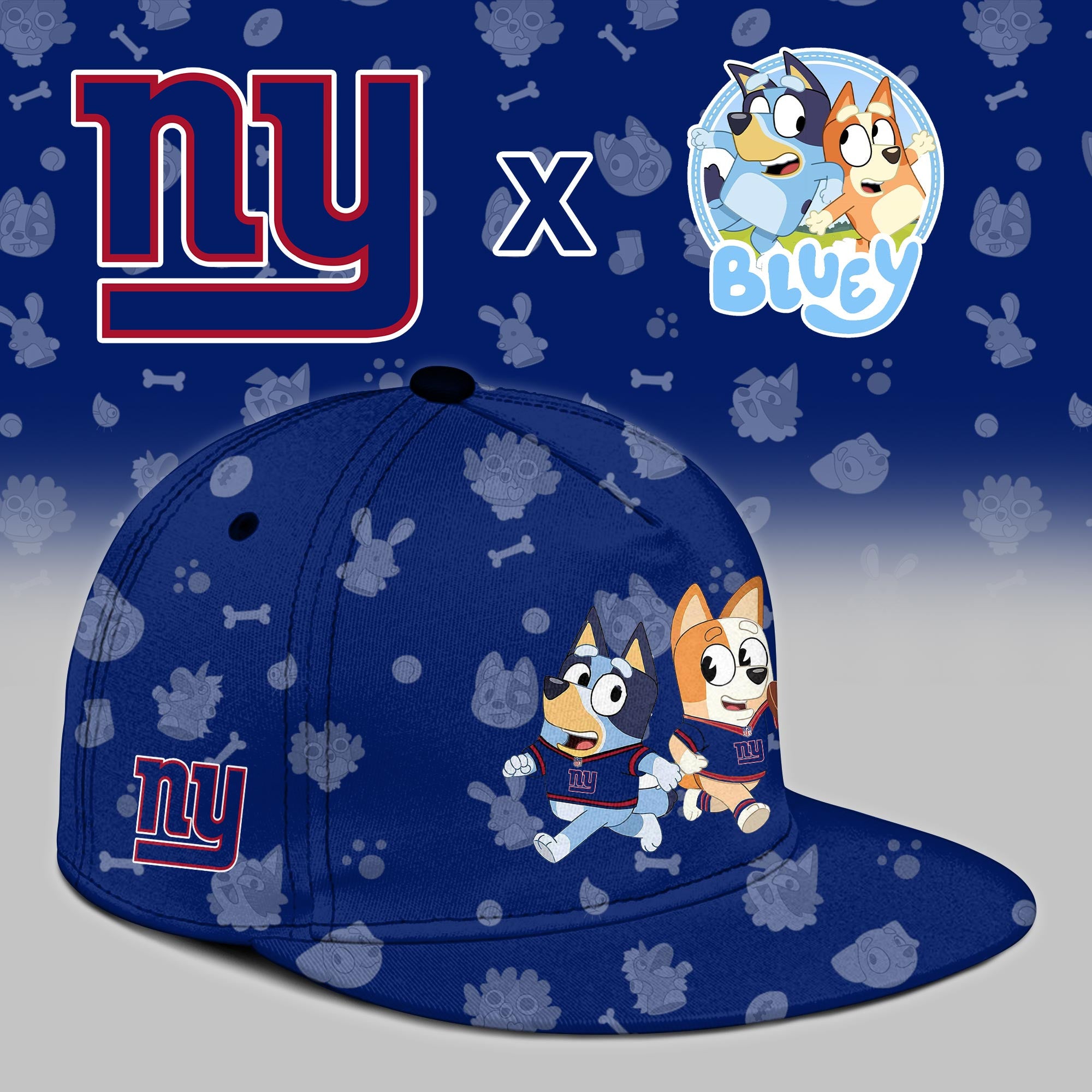 NY.Giants x Bluey Night Limited Hoodie