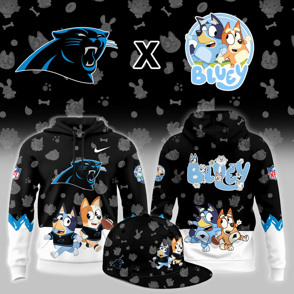 C.Panthers x Bluey Night Limited Hoodie