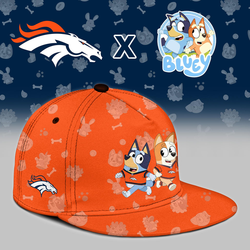 D.Broncos x Bluey Night Limited Orange Hoodie