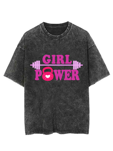 Girl Power Vintage Gym Shirt