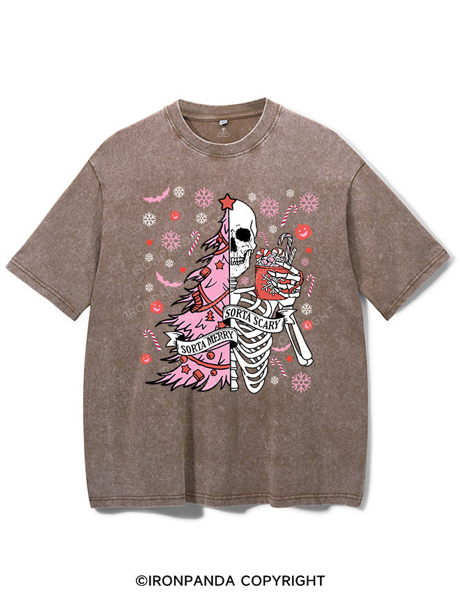 SORTA MERRY SORTA SCARY VINTAGE GYM SHIRT