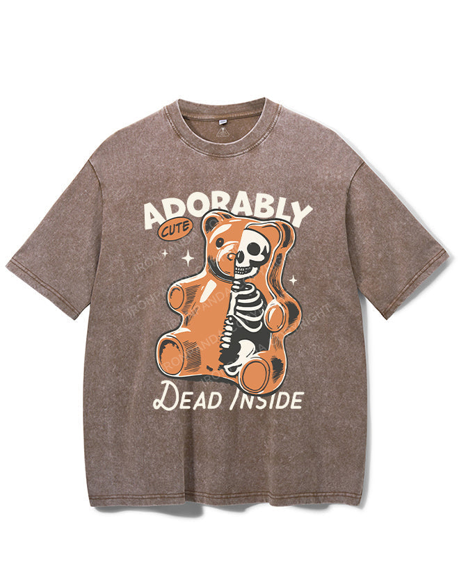ADORABLY CUTE DEAD INSIDE VINTAGE GYM SHIRT
