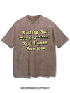 NOTHING BUT REAL HUMAN EMOTIONS VINTAGE GYM SHIRT