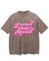 STRESSED BUT BLESSED VINTAGE GYM SHIRT