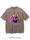 LIGHTNING SKELETON VINTAGE GYM SHIRT