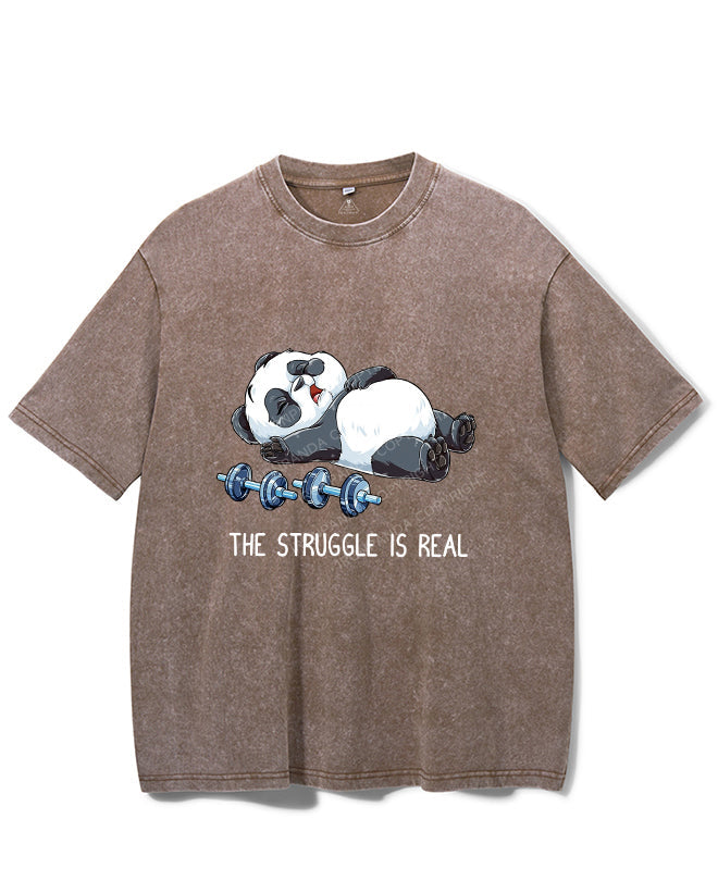 THE STRUGGLE IS REAL Vintage Gym Shirt