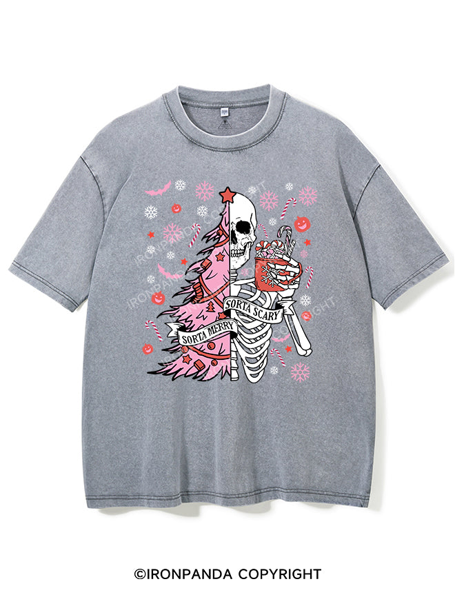 SORTA MERRY SORTA SCARY VINTAGE GYM SHIRT