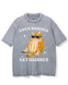 EVEN BADDIES GET SADDIES VINTAGE GYM SHIRT