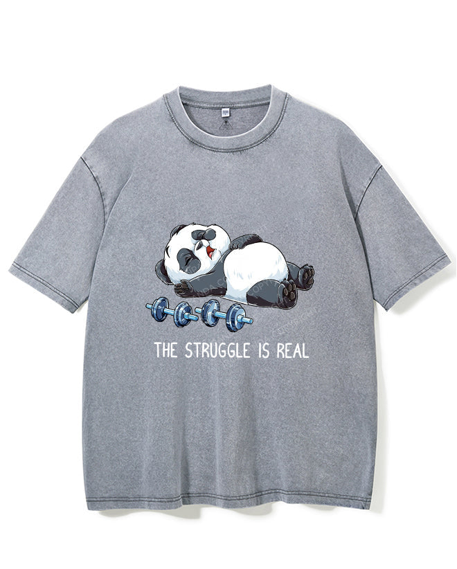 THE STRUGGLE IS REAL Vintage Gym Shirt