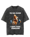 THE REAL REASON I HAVE BACK PROBLEMS VINTAGE GYM SHIRT