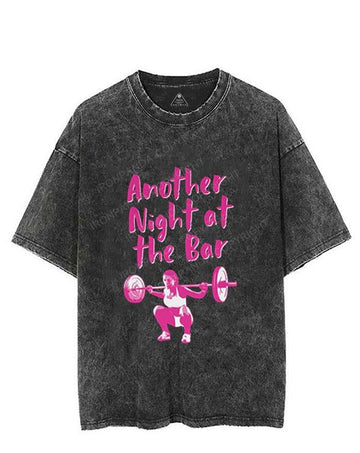 Another night at the bar VINTAGE GYM SHIRT