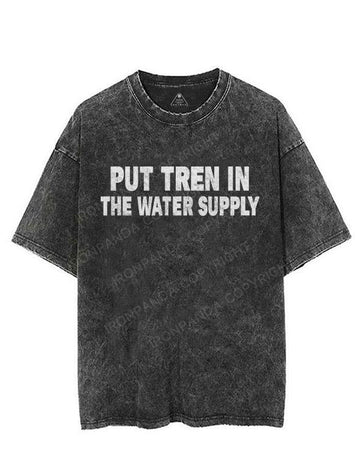 Put Tren In The Water Supply VINTAGE GYM SHIRT
