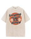 EVERYTHING HURTS & I'M HUNGRY VINTAGE GYM SHIRT