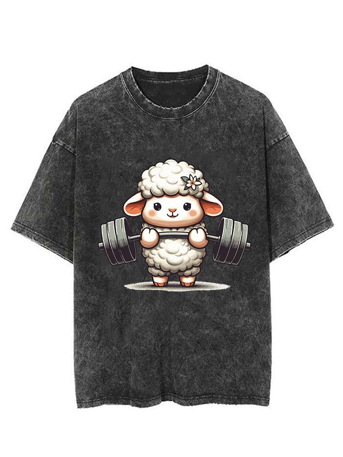 weightlifting lamb Vintage Gym Shirt