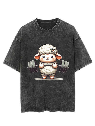 weightlifting lamb Vintage Gym Shirt