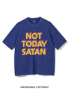 NOT TODAY SATAN VINTAGE GYM SHIRT