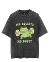 FROG NO SQUATS NO BOOTY  VINTAGE GYM SHIRT