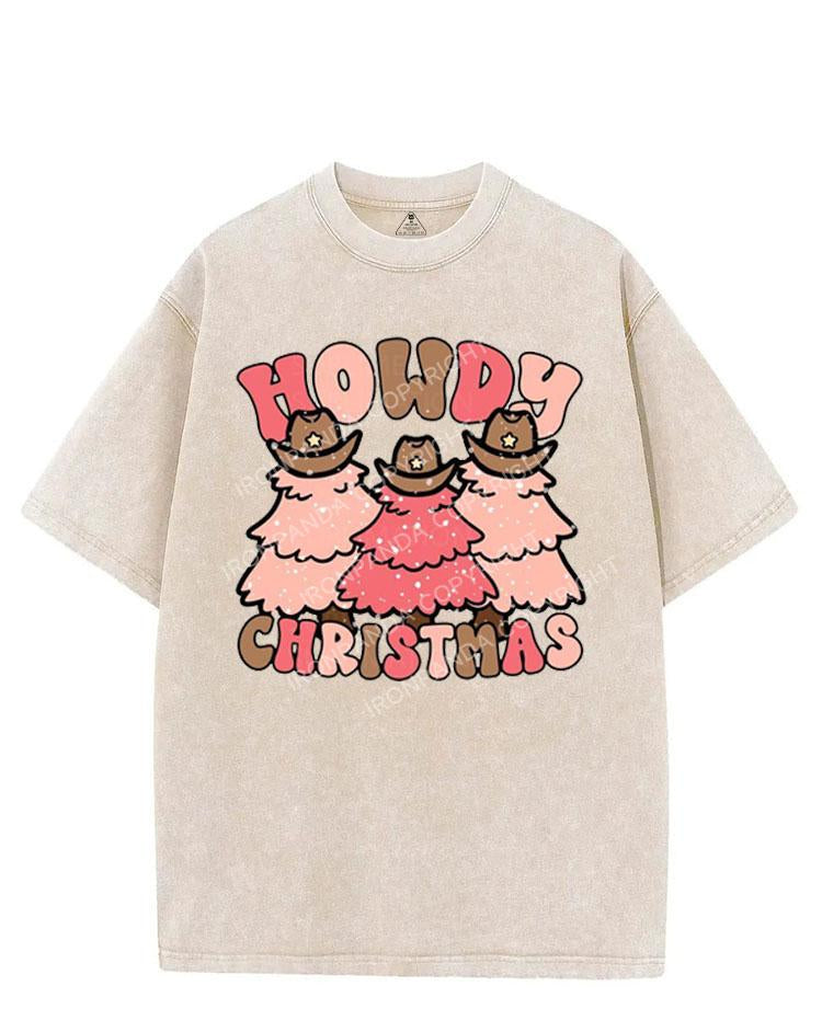 HOWDY CHRISTMAS VINTAGE GYM SHIRT