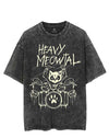 HEAVY MEOWTAL VINTAGE GYM SHIRT