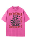NO DATE NO DRAMA JUST CHOCOLATE VINTAGE GYM SHIRT