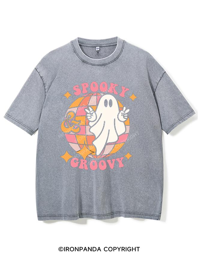 SPOOKY GROOVY VINTAGE GYM SHIRT