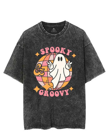 SPOOKY GROOVY VINTAGE GYM SHIRT