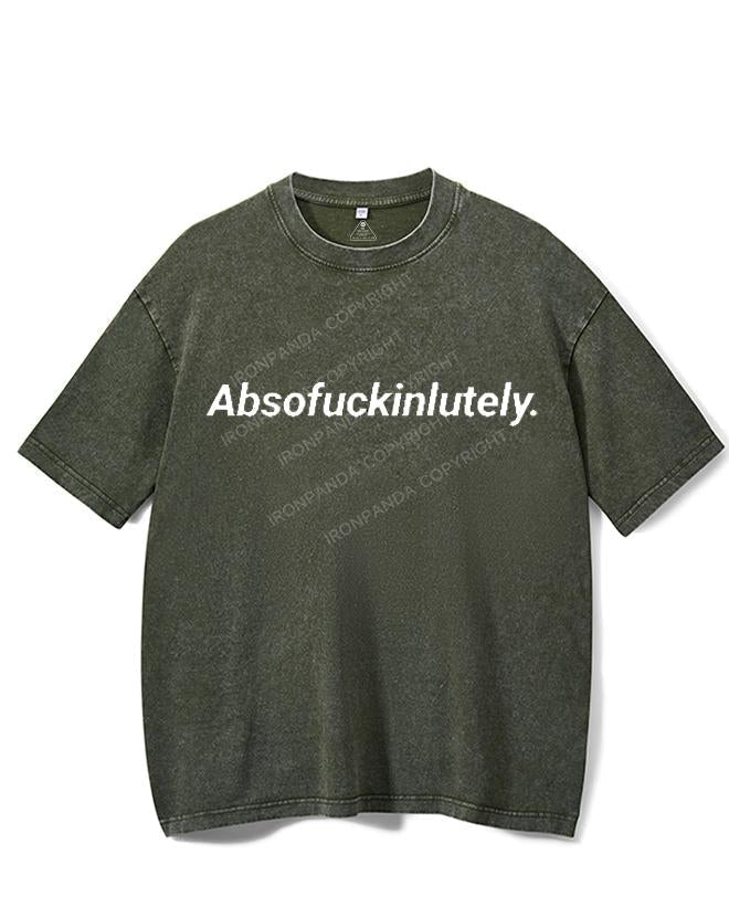 ABSOFUCKINLUTELY VINTAGE GYM SHIRT