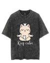 Keep Calm VINTAGE GYM SHIRT