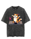 MUSCLE MEOW VINTAGE GYM SHIRT