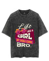 LIFT LIKE A GIRL IF YOU CAN BRO VINTAGE GYM SHIRT