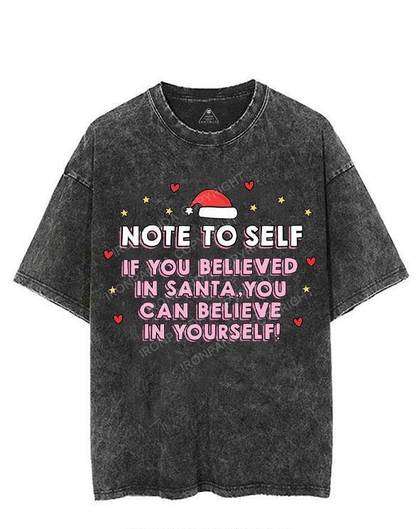 IF YOU BELIEVED IN SANTA VINTAGE GYM SHIRT