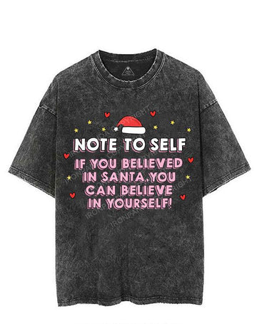 IF YOU BELIEVED IN SANTA VINTAGE GYM SHIRT