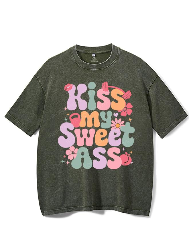 KISS MY SWEET ASS VINTAGE GYM SHIRT
