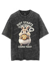 DIET STARTS TOMORROW COOKIE TODAY BUNNY VINTAGE GYM SHIRT