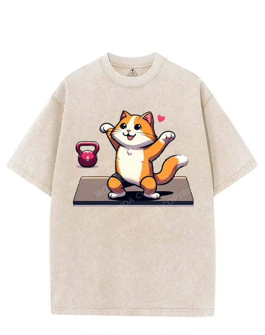 MUSCLE MEOW VINTAGE GYM SHIRT