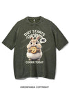 DIET STARTS TOMORROW COOKIE TODAY BUNNY VINTAGE GYM SHIRT