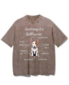 ANATOMY OF A BULLTERRIER VINTAGE GYM SHIRT