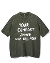 YOUR COMFORT ZONE WILL KILL YOU VINTAGE GYM SHIRT