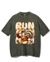 RUN RUN RUN TURKEY VINTAGE GYM SHIRT