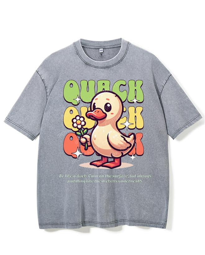QUACK QUACK QUACK VINTAGE GYM SHIRT