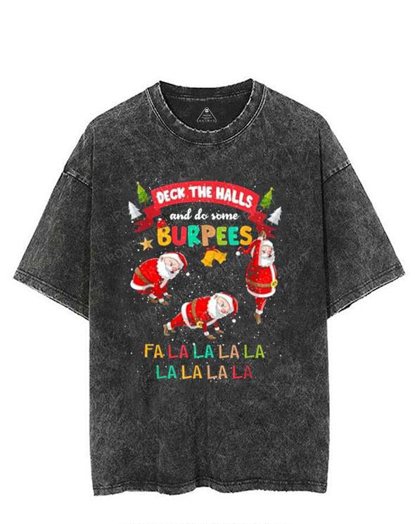 Do Some Burpees Christmas VINTAGE GYM SHIRT