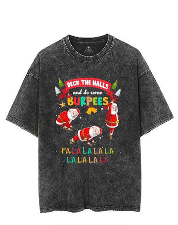 Do Some Burpees Christmas VINTAGE GYM SHIRT