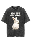 NO IFS JUST BUTTS VINTAGE GYM SHIRT