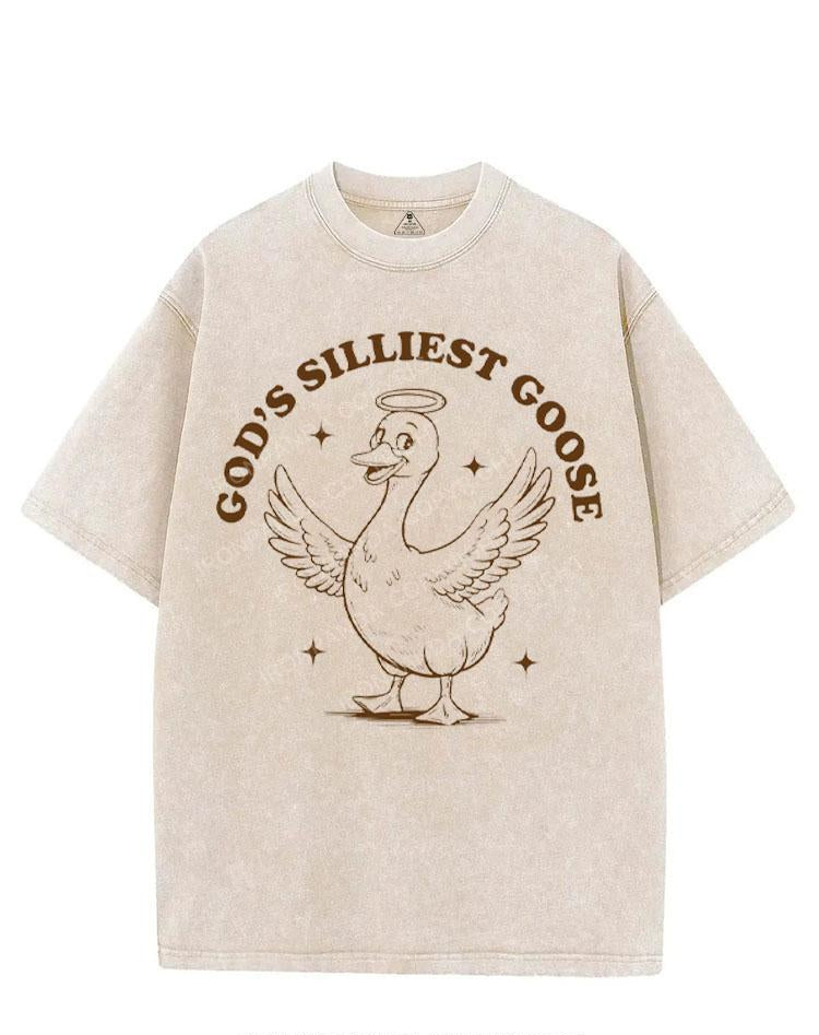GOD'S SILLIEST GOOSE VINTAGE GYM SHIRT