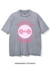 MUSCLE Mom  PINK VINTAGE GYM SHIRT