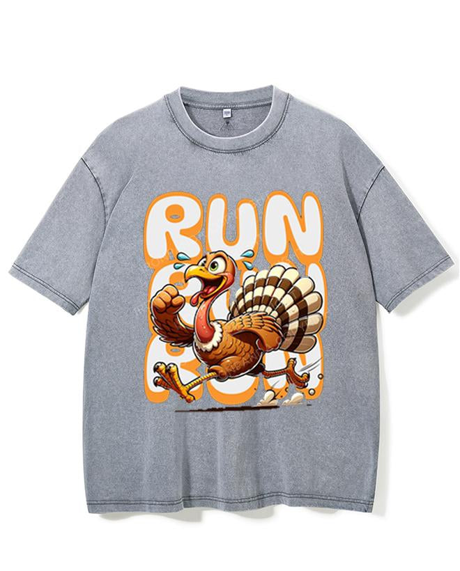 RUN RUN RUN TURKEY VINTAGE GYM SHIRT